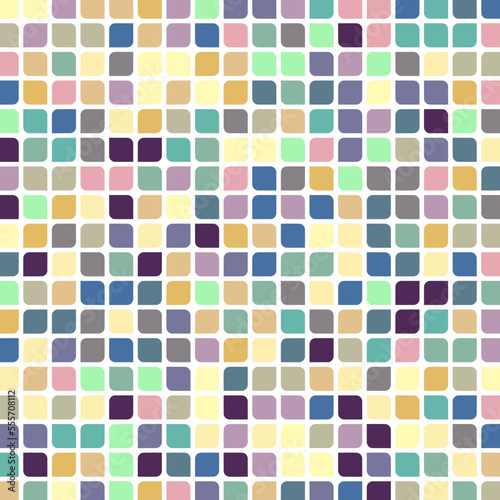 Color checkered squares background abstract illustration