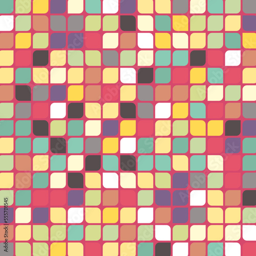 Color checkered squares background abstract illustration