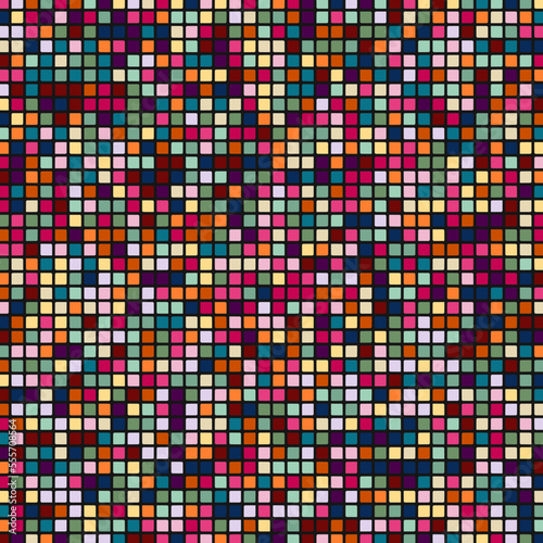 Color checkered squares background abstract illustration