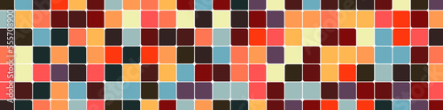 Color checkered squares background abstract illustration