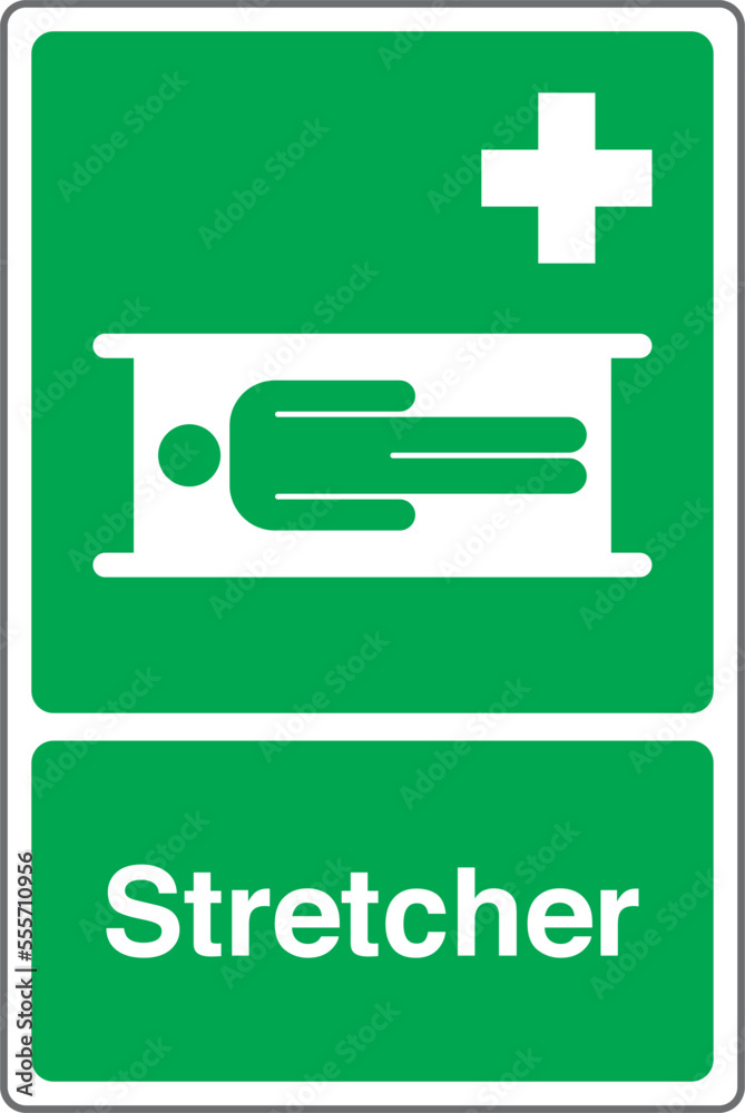 Vecteur Stock Emergency Safety Health Equipment Safe Condition and