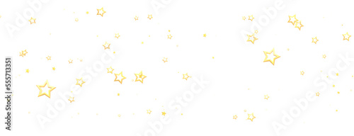 Glossy 3D Christmas star icon. Design element for holidays.