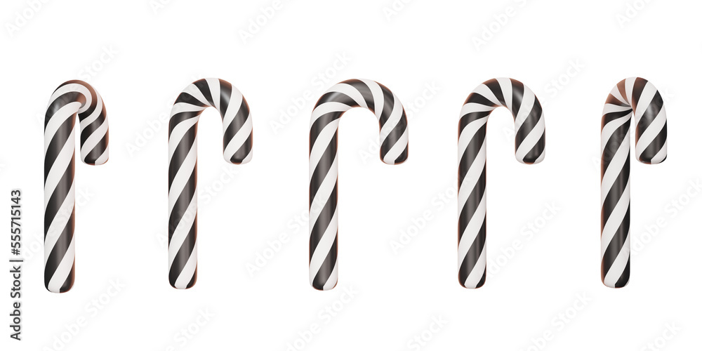 3d candy canes 3d candy canes