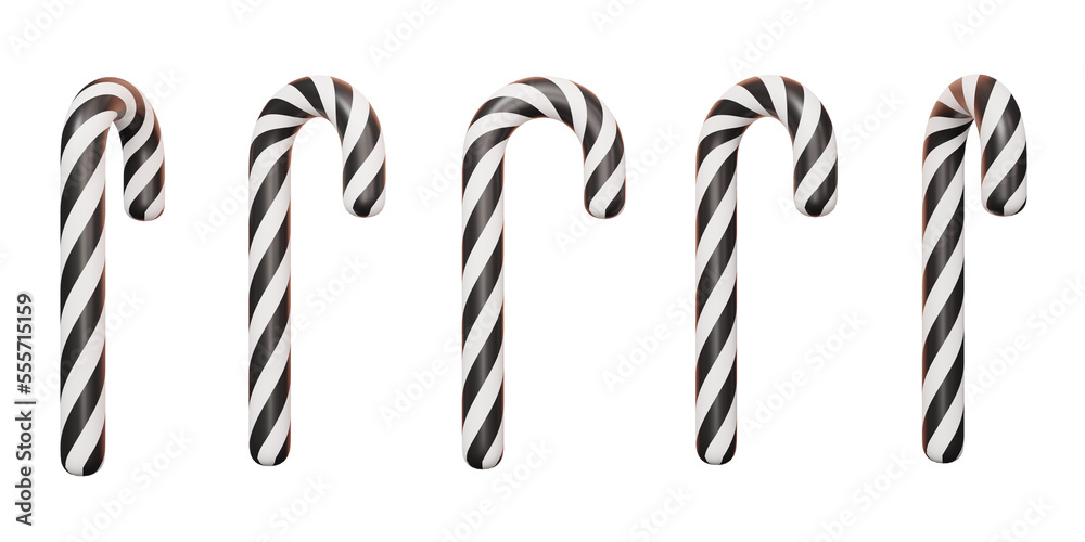 Obraz premium 3d candy canes
