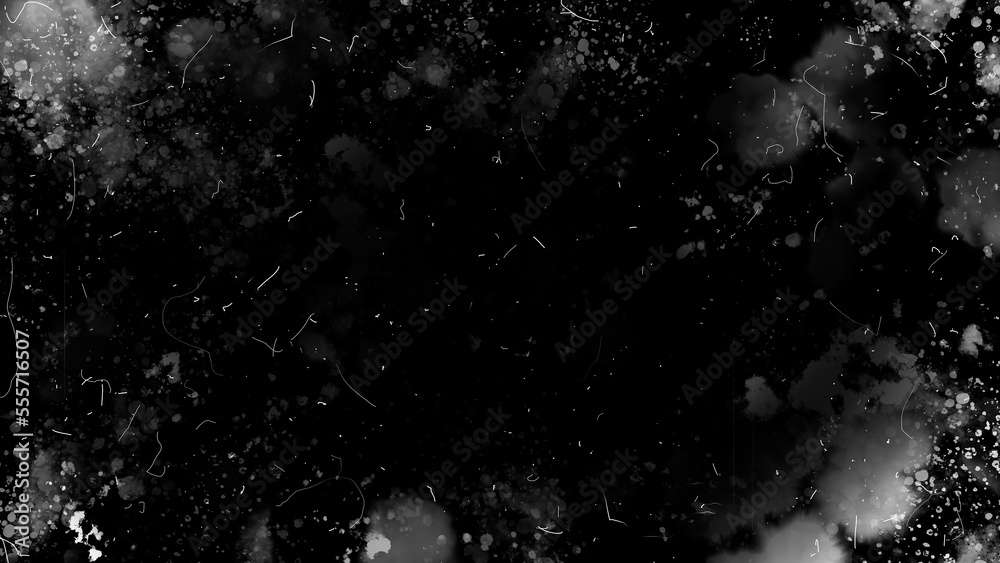 Obraz premium Old damaged abstract grunge surface on black background. Retro vintage effect. High quality photo