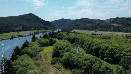 Aerial Footage of the Siletz River | Drone Videography | Oregon 4k