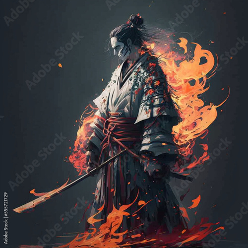 fire samurai © timofey