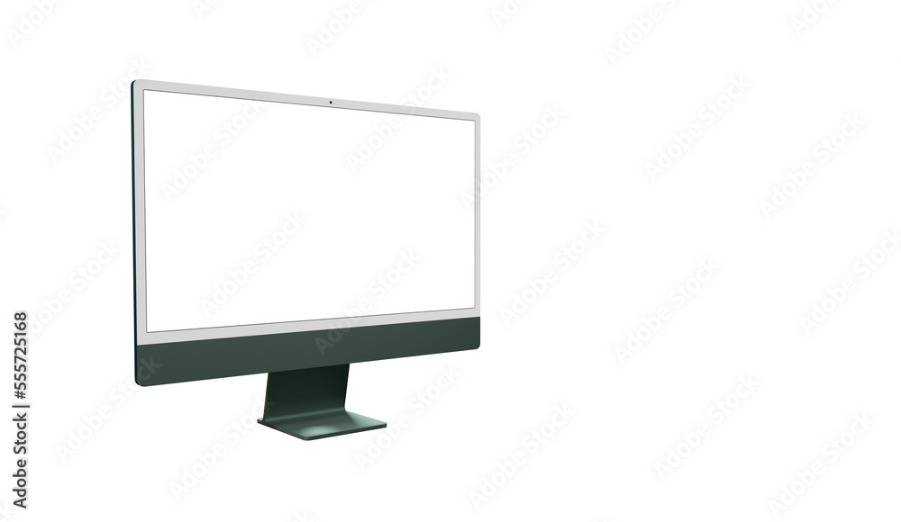 computer monitor with white blank screen computer monitor with white blank screen