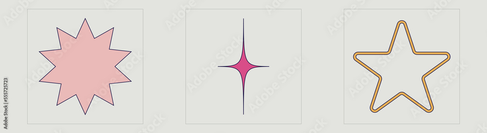 Vector set of Y2K. Extraordinary Graphic Assets. Objects in y2k style. Retro Futurist. Vector illustration Vector set of Y2K. Extraordinary Graphic Assets. Objects in y2k style. Retro Futurist. Vector illustration