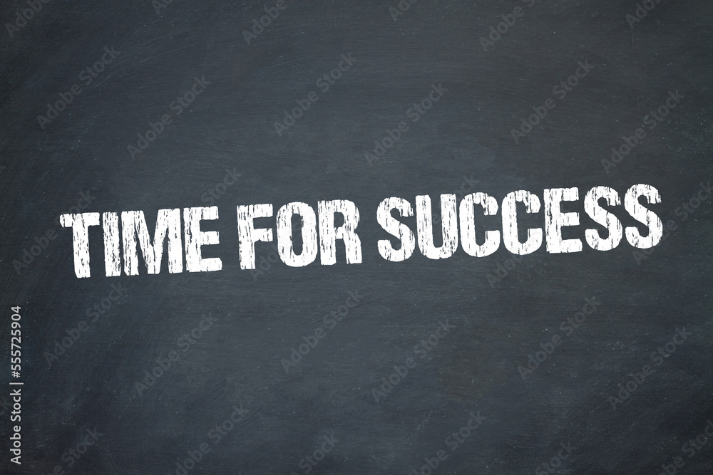 Obraz premium Time for Success 