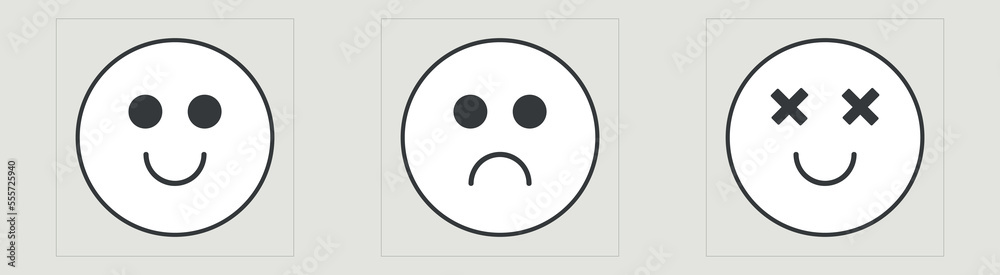 Fototapeta premium Vector Graphic Assets Set. Retro futuristic graphic ornaments. Elements for graphic decoration. Futuristic. Vector illustration