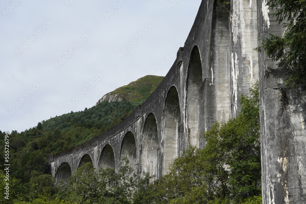 Obraz premium Glenfinnan Viaduct Closeup