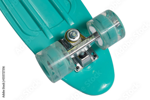 Skateboard plastic isoated