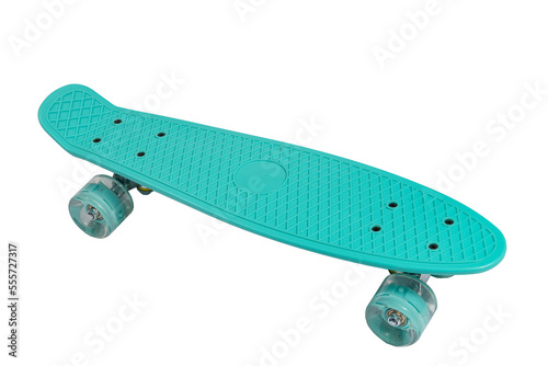 Skateboard plastic isoated