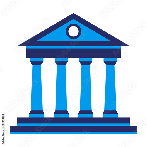 Bank, administration and govermnment icon