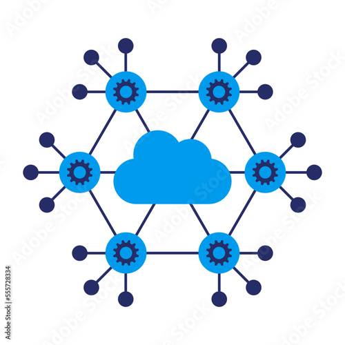 Edge computing and IoT icon