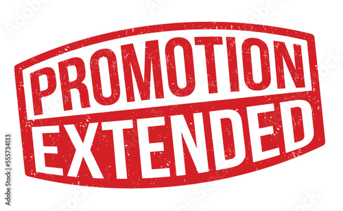 Promotion extended grunge rubber stamp