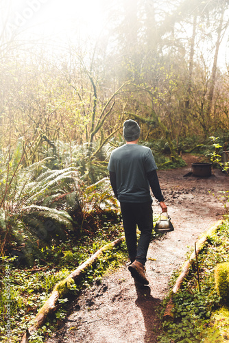 Morning Coffee at the Campground 