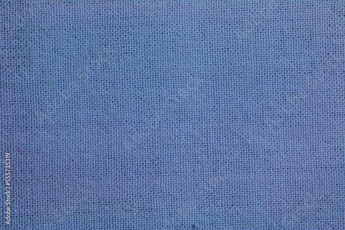 Texture of natural linen as background in blue color