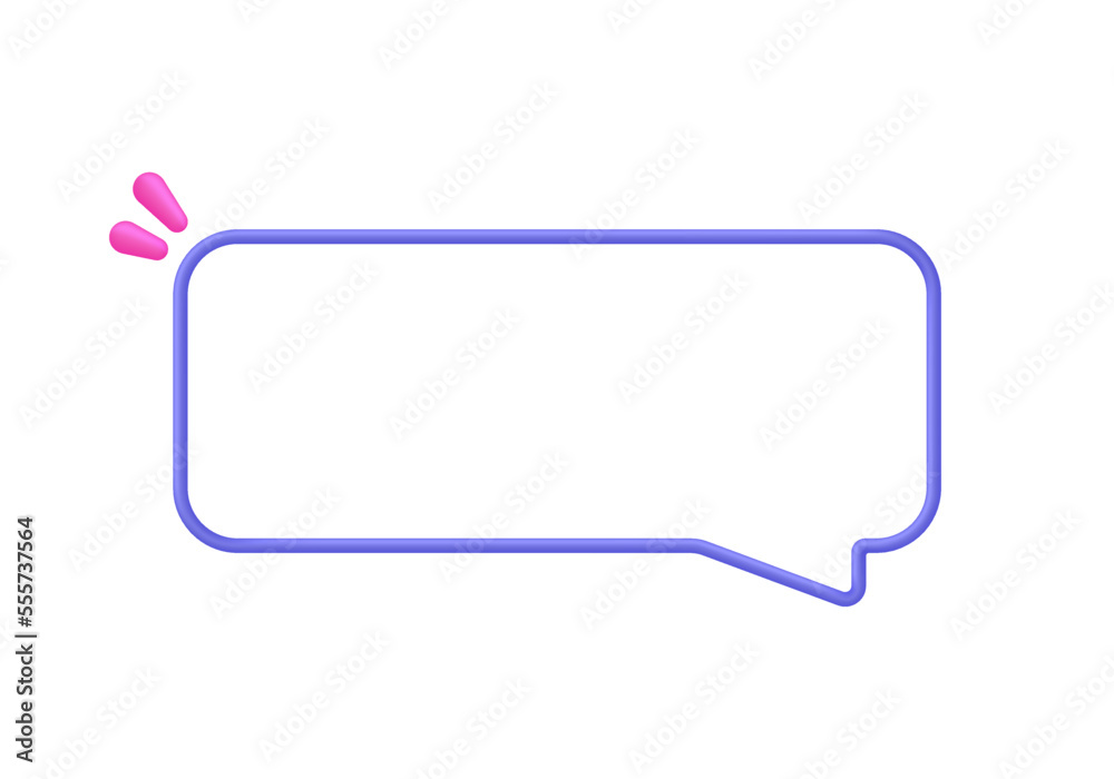 3D Speech Bubble icon. Chat message. Concept of talk, dialogue, online support, messenger, discussion. 3D Speech Bubble icon. Chat message. Concept of talk, dialogue, online support, messenger, discussion.