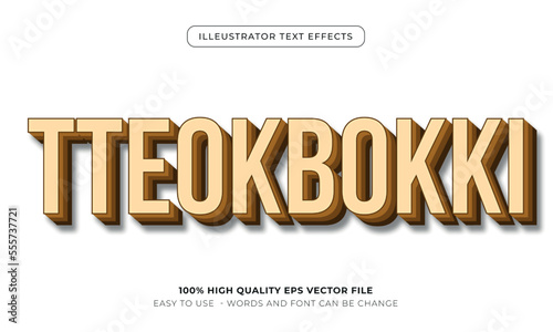 food text style effect