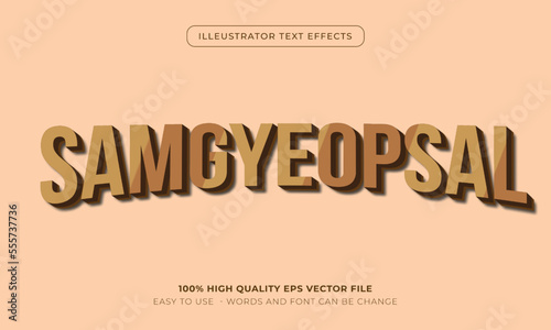 food text style effect