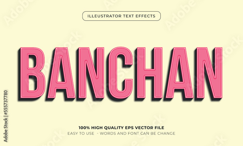 food text style effect
