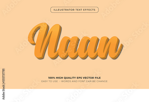 food text style effect