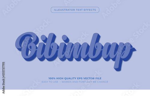 food text style effect