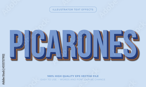 food text style effect