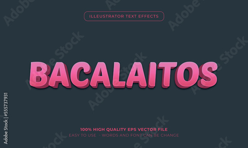 food text style effect