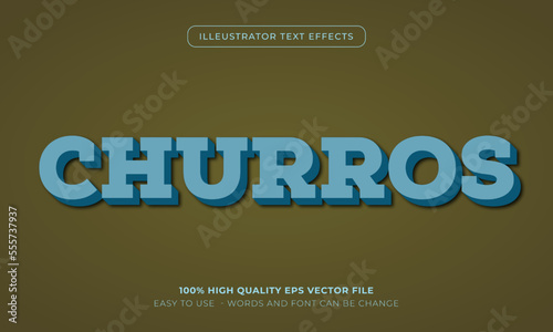 food text style effect