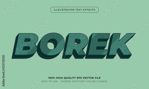 food text style effect