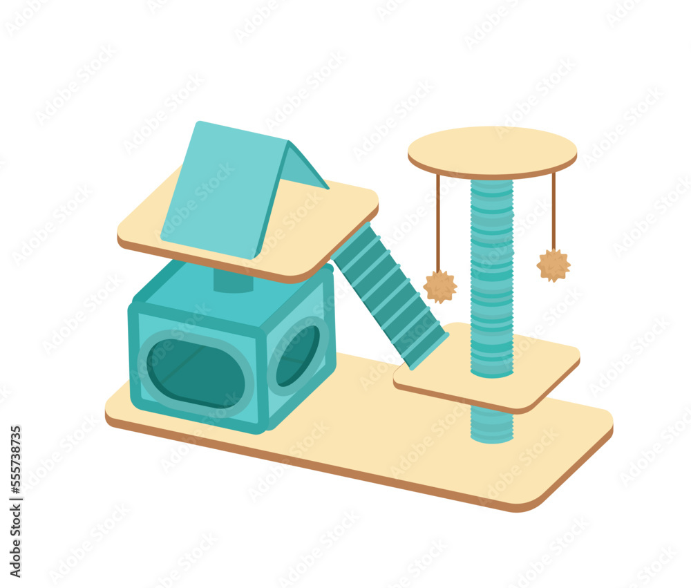 Cat Tower Cat House Flat Cartoon Vector Stock Vector Adobe Stock cat-tower-cat-house-flat-cartoon-vector-stock-vector-adobe-stock