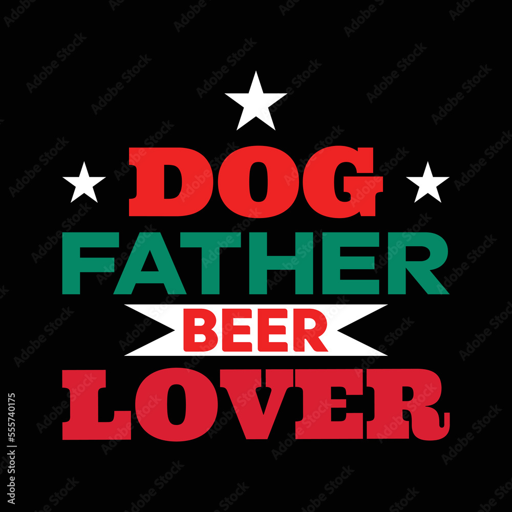 Fototapeta premium DOG LOVER T-SHIRT DESIGN