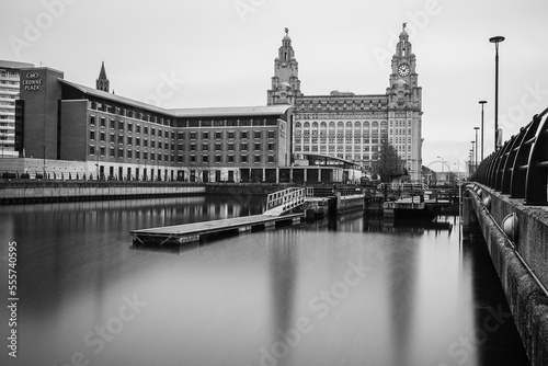 Canal lock in Princes Dock