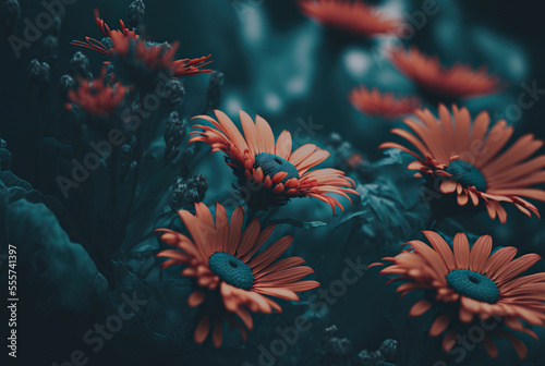 abstract floral background,background with flowers © Moon