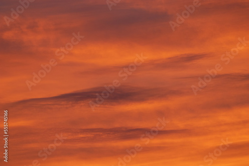 Fototapeta Naklejka Na Ścianę i Meble -  clouds in the sky over sunset