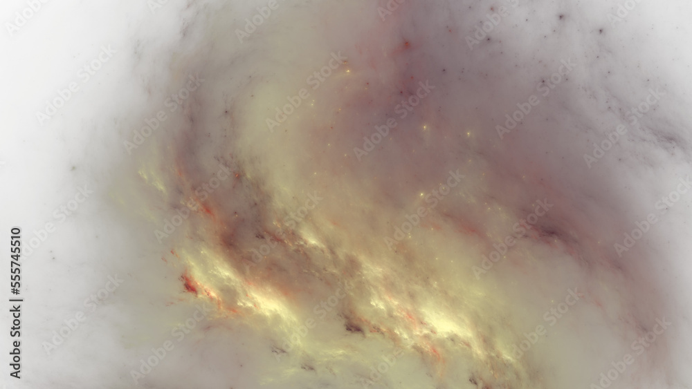 Sweeping nebula with transparency - good to combine with other elements in a space setting in movieproductions or gaming-related content