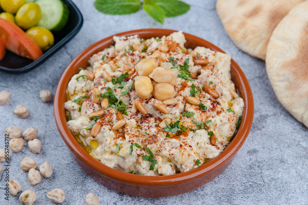 Fatteh with hummus Fatteh with hummus