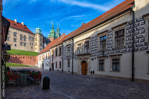 Zdjęcia Krakowa . Stare Miasto i zamek królewski Wawel