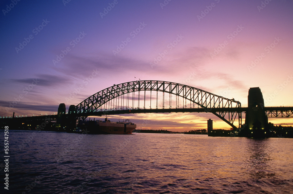 Harbour Bridge at Sunset, Sydney, Australia Harbour Bridge at Sunset, Sydney, Australia