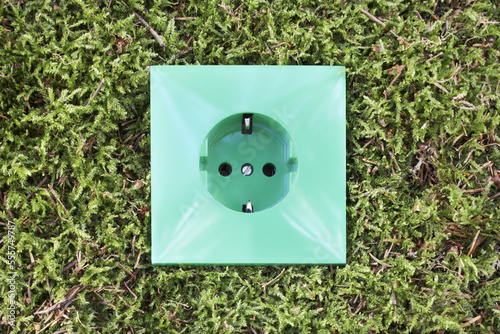 Electrical Outlet in Grass