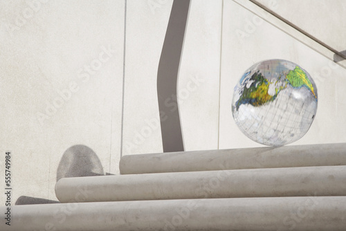 Earth Falling Down Stairs