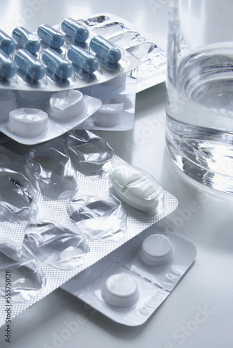 Pills and Glass of Water