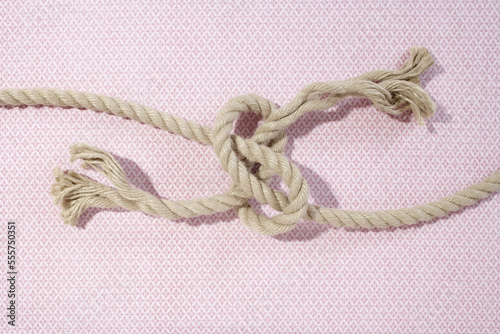Ropes Tied in Knot photo