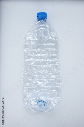 Smashed Plastic Water Bottle photo