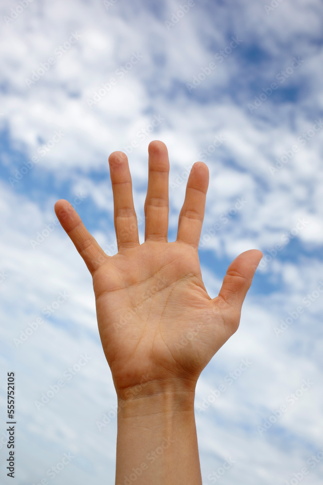 Close-Up of Woman's Hand Outdoors, Arcachon, Gironde, Aquitaine, France Close-Up of Woman's Hand Outdoors, Arcachon, Gironde, Aquitaine, France