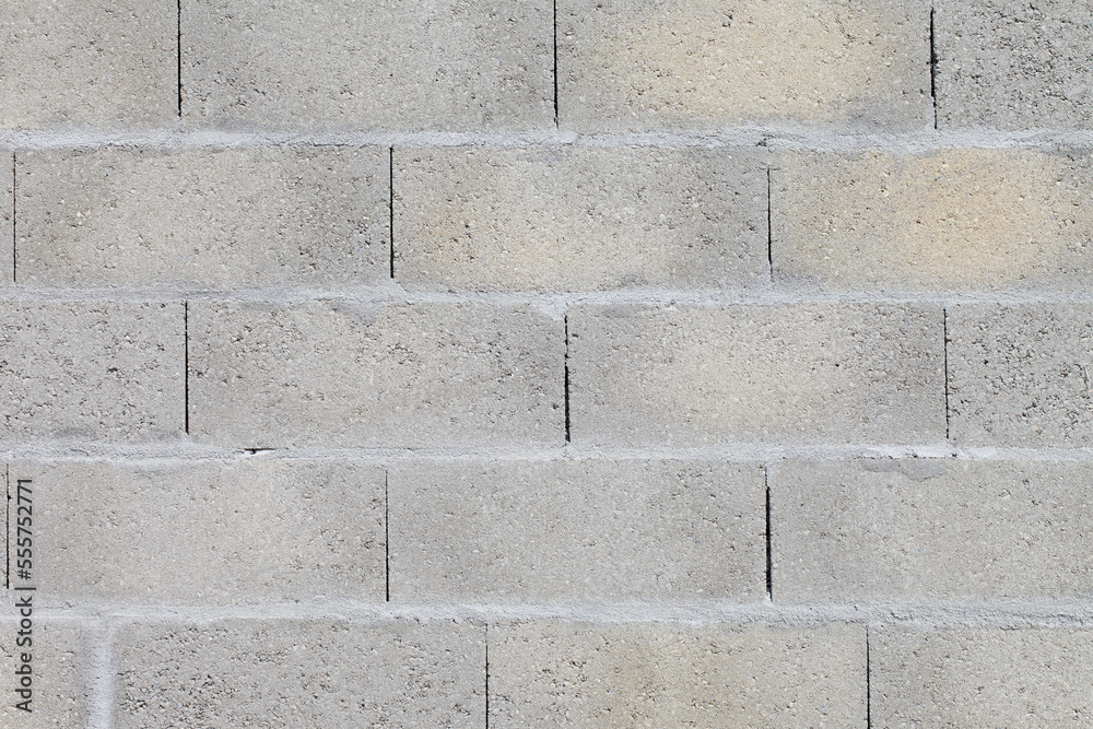 Close-up of Grey Brick Wall, Royan, Charente-Maritime, France Close-up of Grey Brick Wall, Royan, Charente-Maritime, France