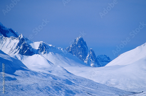 Tombstone Mountain, Ogilvie Mountain Range, Yukon, Canada photo